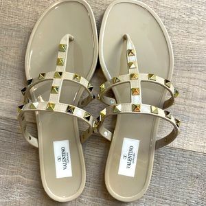 Valentino jelly thong slides
